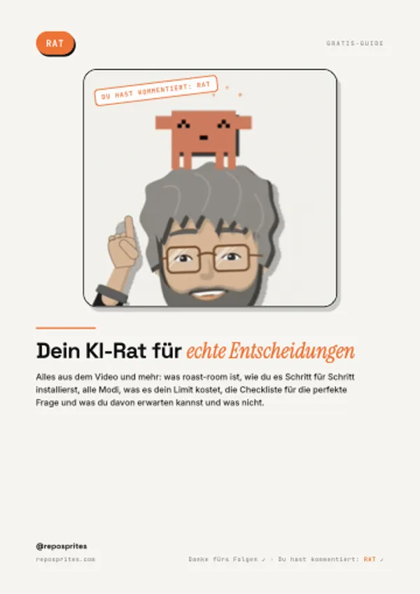 PDF-Cover: Dein KI-Rat für echte Entscheidungen